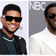Usher, left; Diddy.